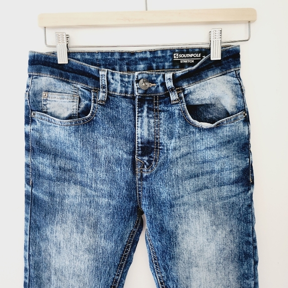Southpole Mid Rise Strech Skinny Jeans Size 14 - Picture 2 of 7
